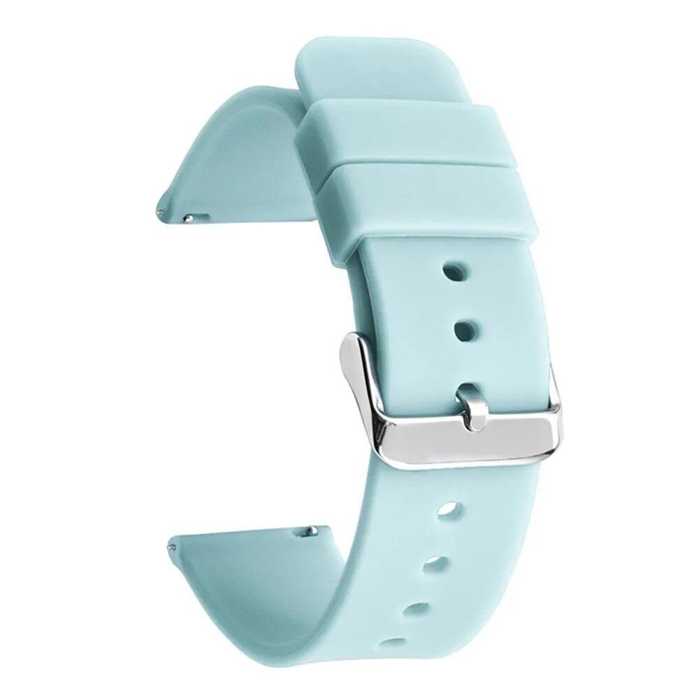 Compatible with Huawei GT2/GT3, 14/16/18/20/22/24mm, Quick Release Silicone Band, Universal Sports Watch Strap, Unisex Bracelet for Men and Women, Band Color: mm, Parallel Import