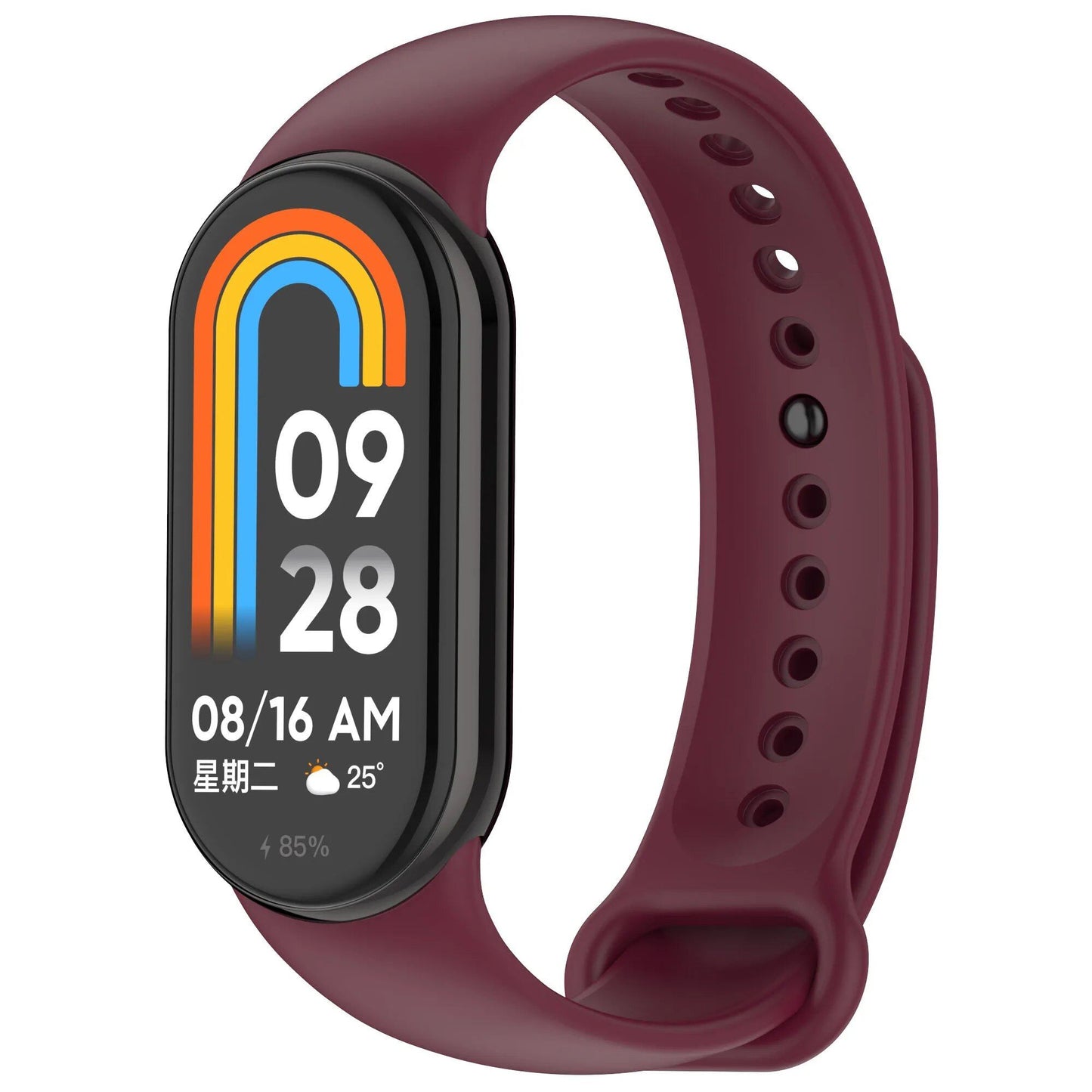 Xiaomi Mi Band 8/9用シリコンバンド 交換用ソフトリストバンド ストラップ ベルト アクセサリー バンドカラー:バンド幅 並行輸入品