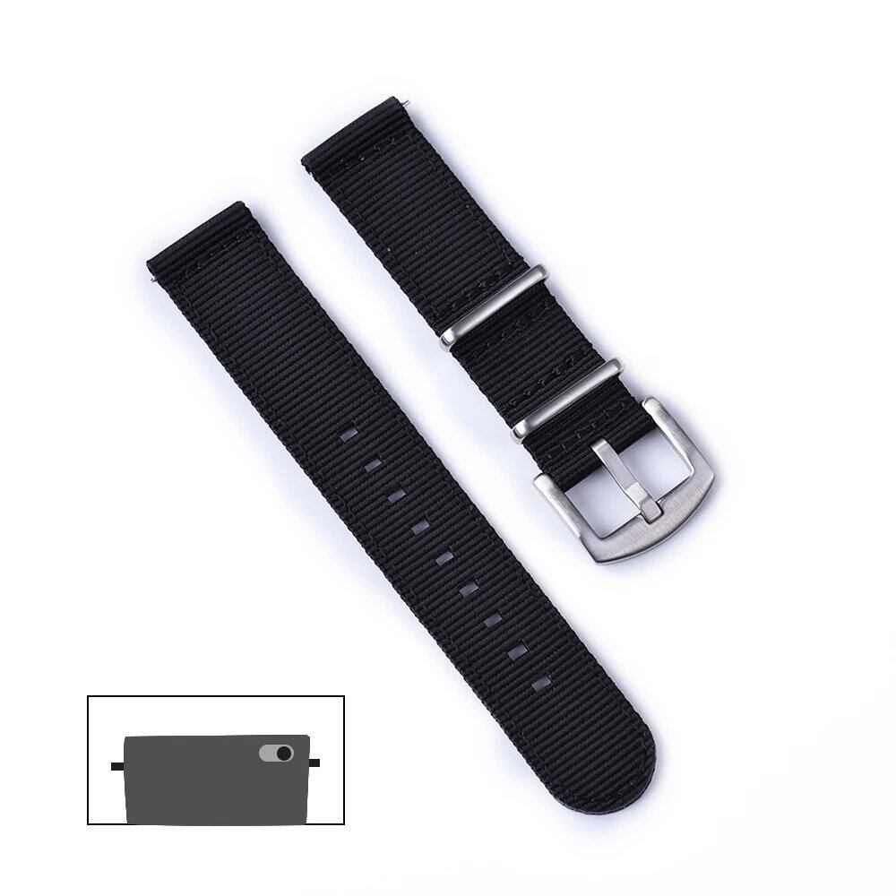 High-quality nylon strap, 20mm/22mm, quick-release band, military-style watch band, replacement watch strap, band color: Cmm, parallel import