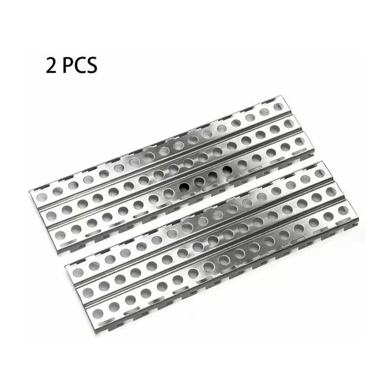 1/10 Scale RC Crawler Vehicle Escape Board Climbing Car Metal Skids for TRX4, Defender, Bronco, Axial SCX10, 90046, D90, Yikong RGT RC4WD (Color: Set of 2, Parallel Import)