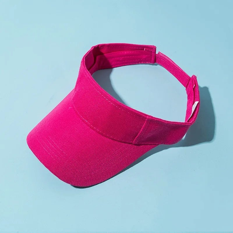 Baseball Cap, Summer Hat for Boys and Girls, Sun Visor, Tennis Cap, Solid Color, UV Protection, Outdoor, Group Activities, Sizes: 50-56cm; Parallel Import