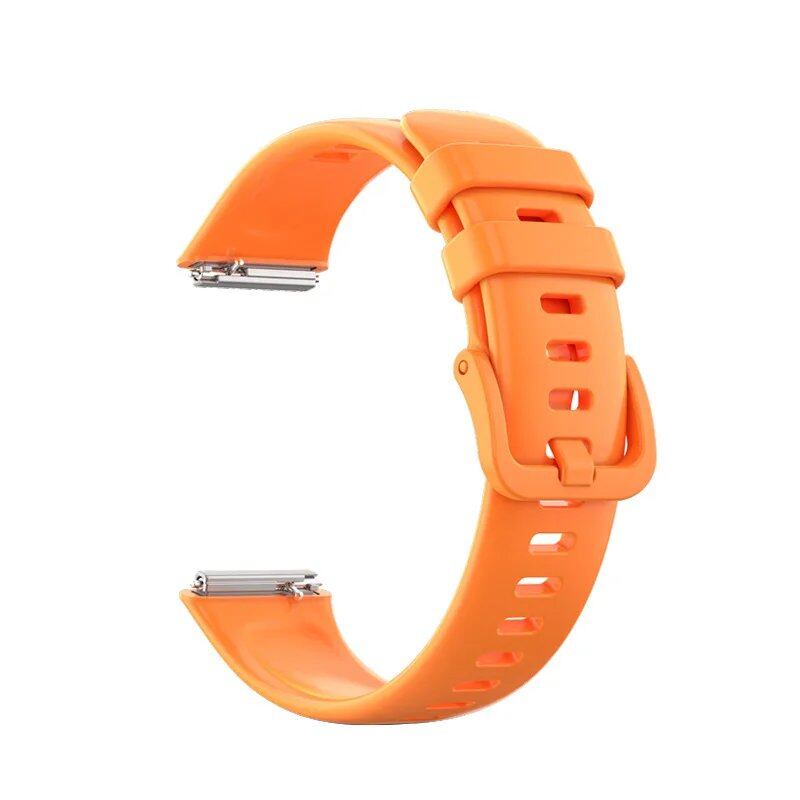 Replacement Strap for Huawei Band 7, Soft Silicone Wristband, Smartwatch Accessory, Size: Compatible with Huawei Band 7; Band Color: Parallel Import