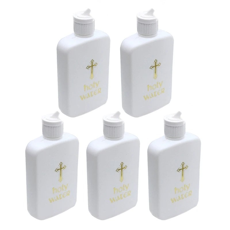 1/5 Holy Water Bottle, Religious Cross, Prayer & Meditation, Home Use, Easter, Christmas, Church, Prayer, Color: 0.05ml, Parallel Import
