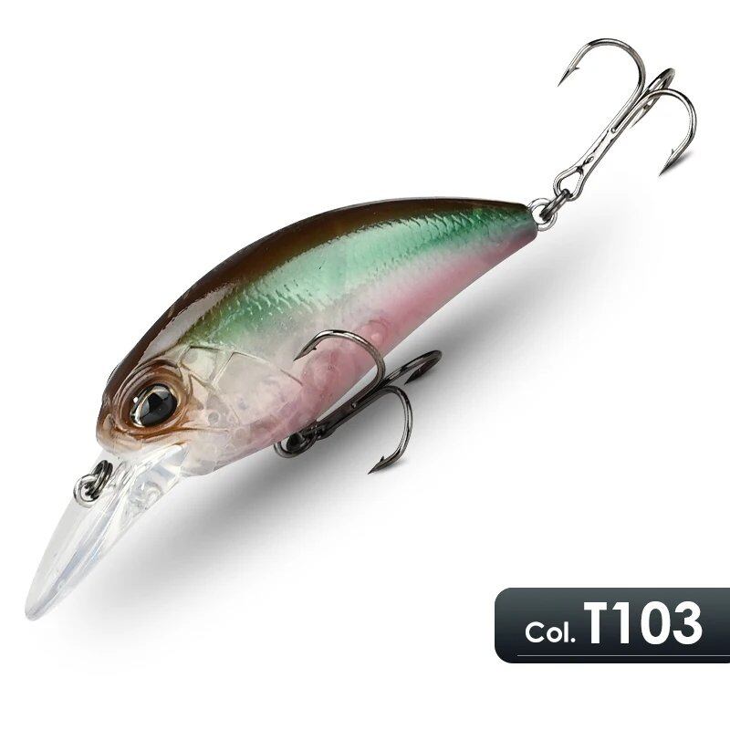 Meredith Jerk Crank M65 Floating 14g Hot Model Hard Bait Wobbler Crank, High-Quality, Professional Grade, Depth Range: 2.0-2.5m, Color: PZ01-65F - Parallel Import