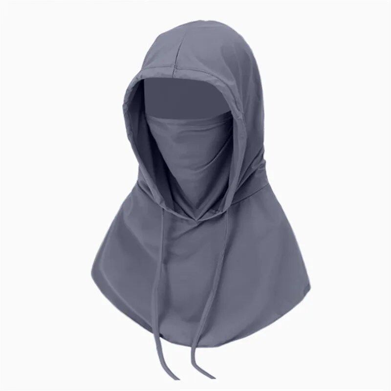 Pack of 2 Balaclavas for Men and Women, Face Mask, Sun/UV Protection, Breathable, Long Neck Cover for Cycling, Motorcycles, and Fishing, One Size Fits Most; Parallel Import