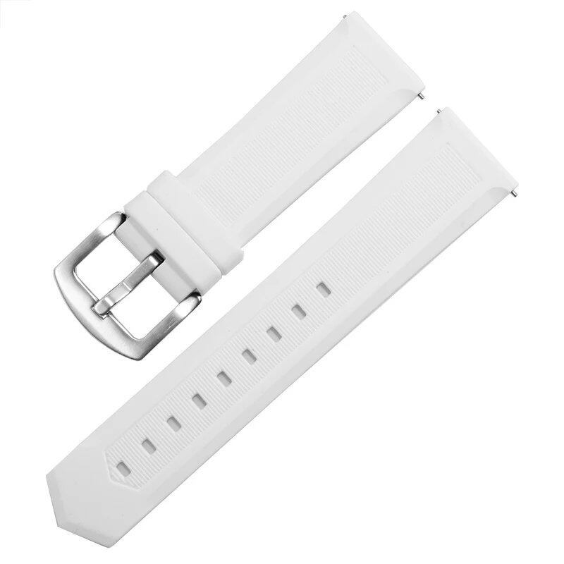 Rubber strap for Tag Heuer and Seiko watches, 18mm, 20mm, 22mm, 24mm, black, blue, orange, compatible with all brands. Watch band accessories. Band color: mm. Parallel import.