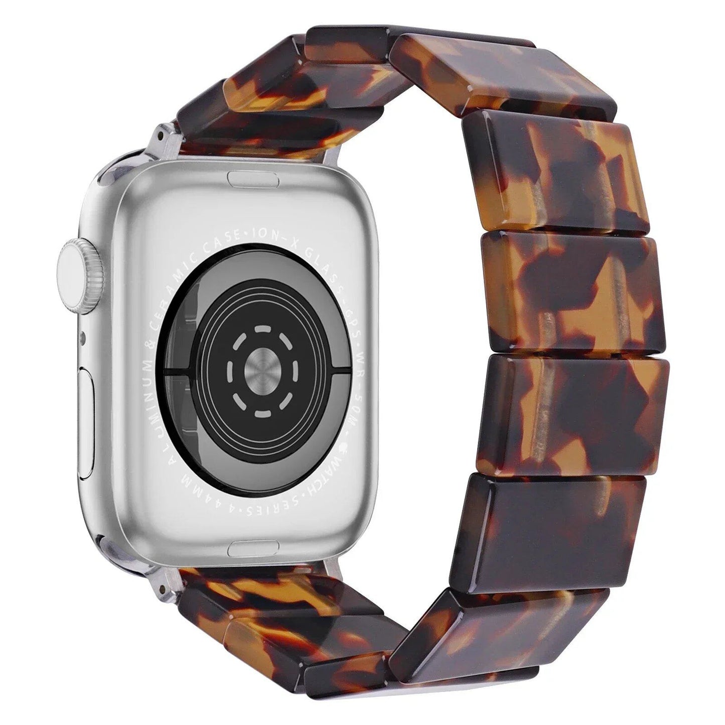 Resin strap for Apple Watch, fits 41mm, 40mm, 42mm, 44mm, 45mm, 49mm, and 46mm models. Elastic Solo Loop band for iWatch Ultra, 10, 9, 8, 7, SE, 6, and 5. Band Color: Parallel Import.