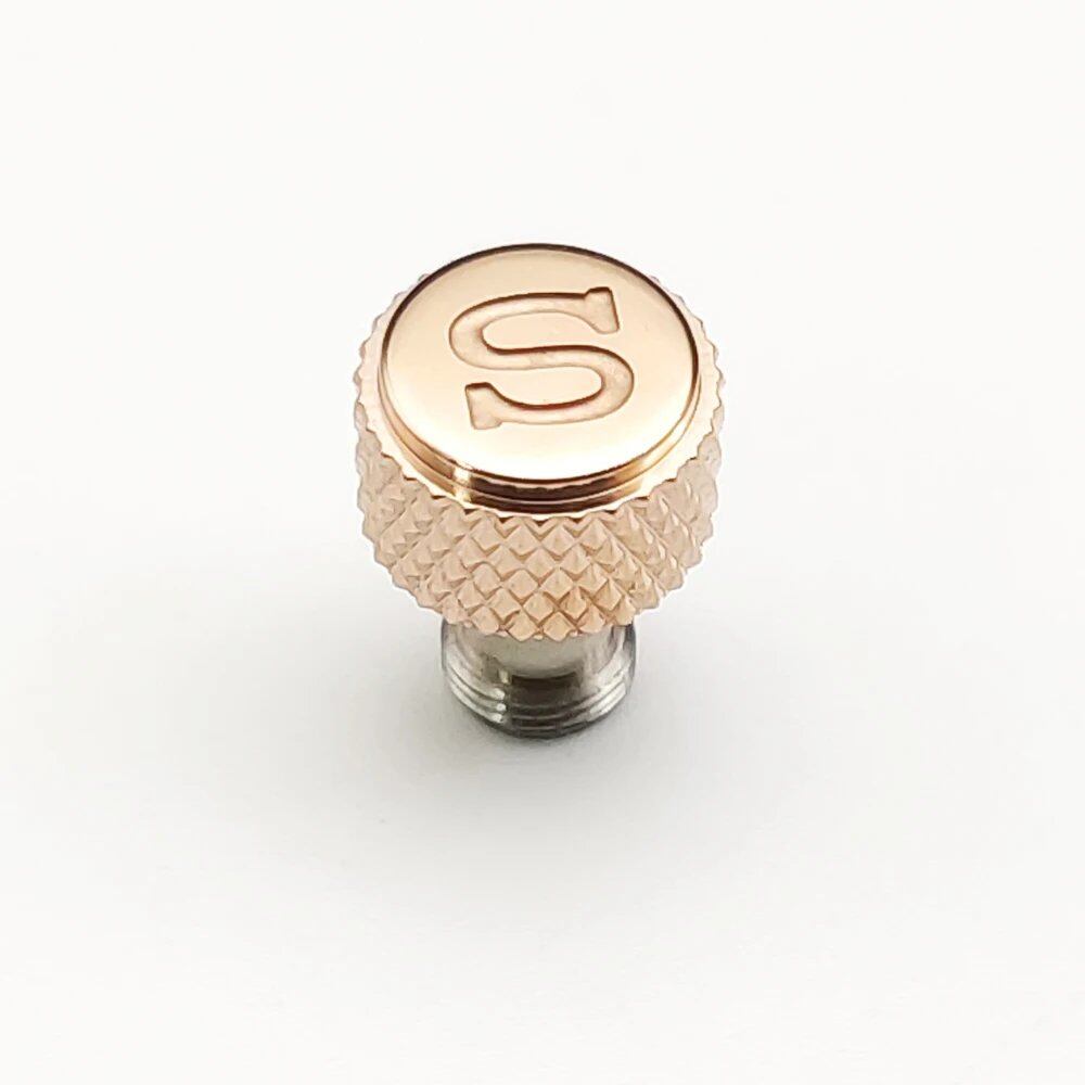 Stainless Steel Watch Crown Accessory Handle for 7S26/NH35/NH36/NH35a/NH36a/NE15/4R35/4R36/6R15 Movements (Compatible with SKX007/SKX009) Parallel Import