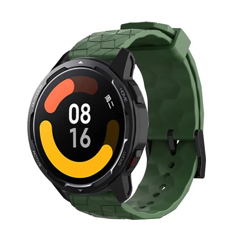 Xiaomi Mi Watch / Mi Watch Color 対応 サッカーバンド 22mm 通気性リストバンド 交換用ストラップ Xiaomi S1 Active 対応 ブレスレット ベルト バンドカラー:mm 並行輸入品
