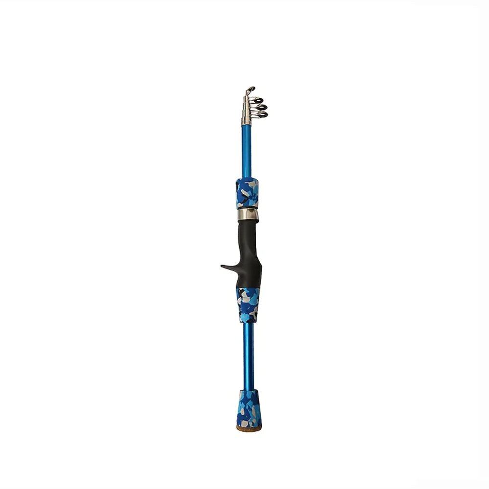 1.5m Portable Telescopic Camouflage Fishing Rod for Kids, Adjustable Rotation Casting Rod, Outdoor Fishing Tool; Ships from: Parallel Import