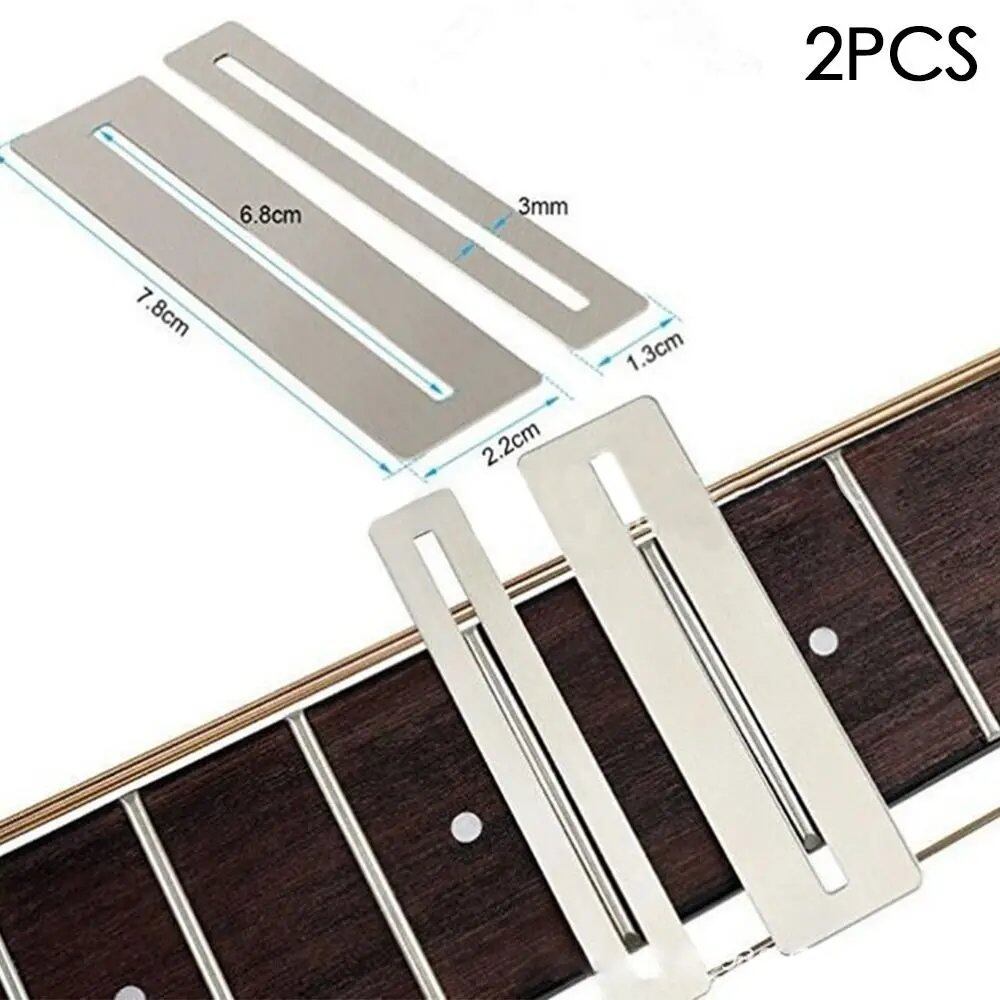 1/2/3-Piece Guitar Fret Wire Polishing Stone Protector Kit with Finger Plates and Radial Finish, DIY Lute Maker's Tool for Guitar and Bass Parts, Parallel Import