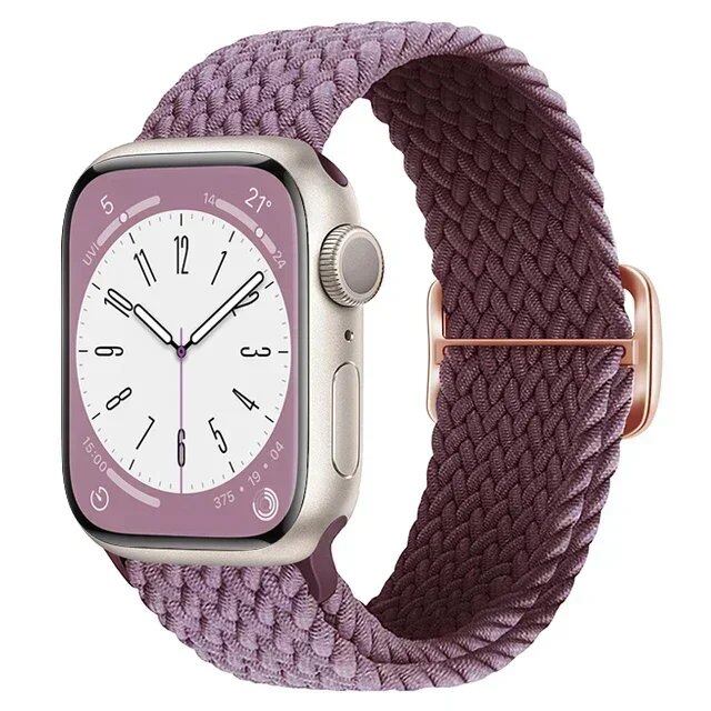 アップルウォッチUltra 2用ナイロンストラップ バンド 49mm 40mm 44mm 41mm 38mm 45mm対応 伸縮ブラidedループ ブレスレット iWatchシリーズ9/8/7/6/SE/5/4対応 バンドカラー:mm 並行輸入品