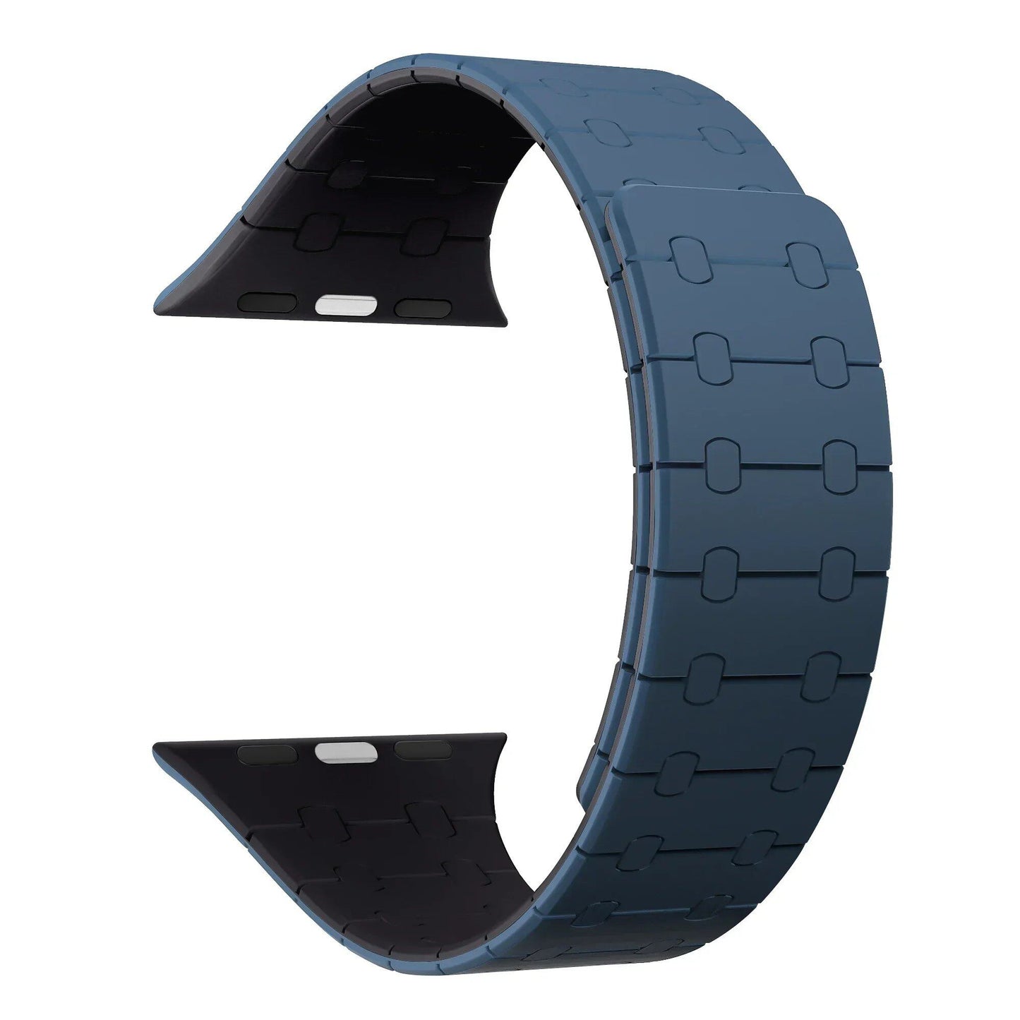 Apple Watch用シリコンマグネットストラップ - Ultra 2/Series 9/8/7/6/SE/5対応 49mm/44mm/40mm/S10/46mm/42mm/41mm/45mm ブレスレット サイズ;発送元: 並行輸入品
