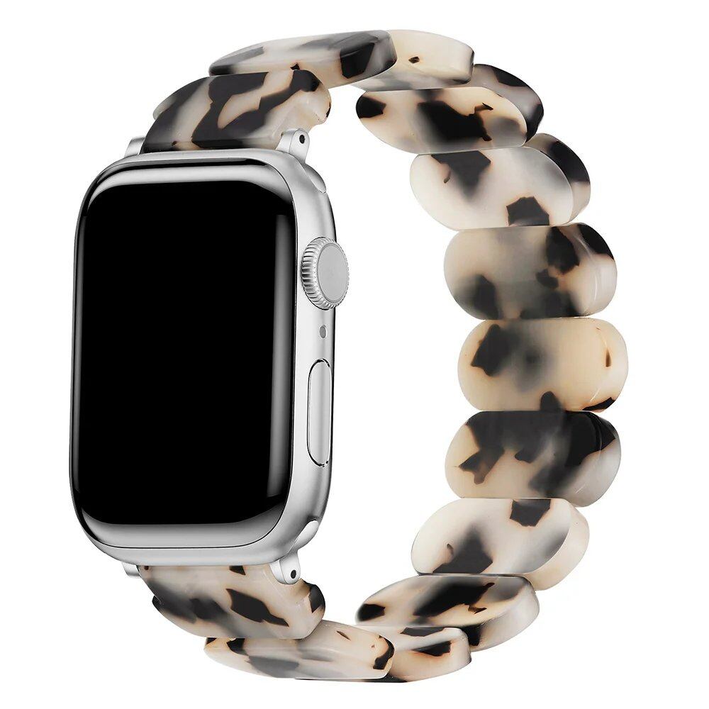 Resin strap for Apple Watch, compatible with 38mm, 40mm, 41mm, 42mm, 44mm, 45mm, and 49mm iWatch series (9/8/7/SE/6/5), band color: mm, parallel import
