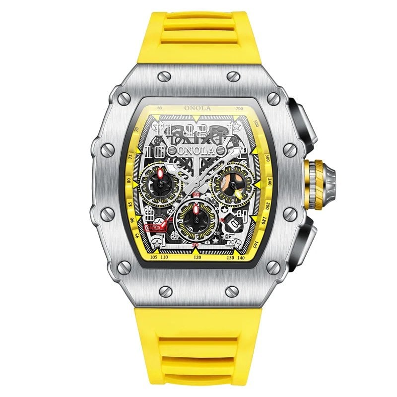 ONOLA Brand Luxury Men's Watch, Multi-Function Sports Watch, Waterproof, Luminous, Sport & Casual, Quartz Watch, Parallel Import