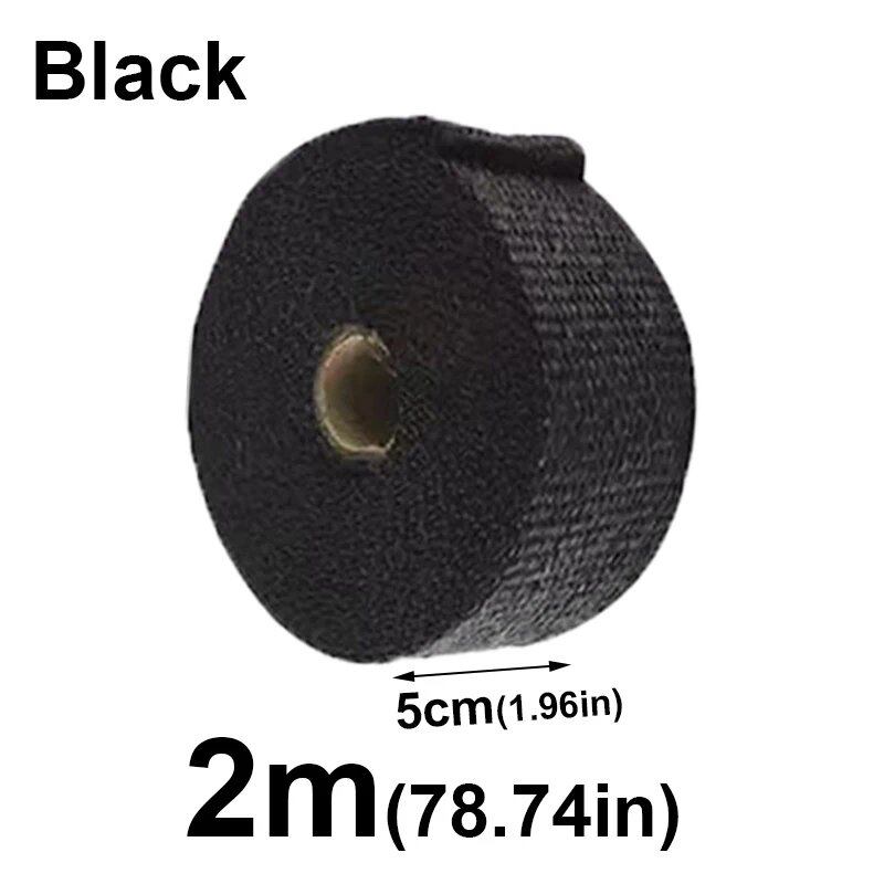 1/2M Motorcycle Exhaust Thermal Tape, Header Wrap, Manifold Insulation, High Temperature Protection, Parallel Import