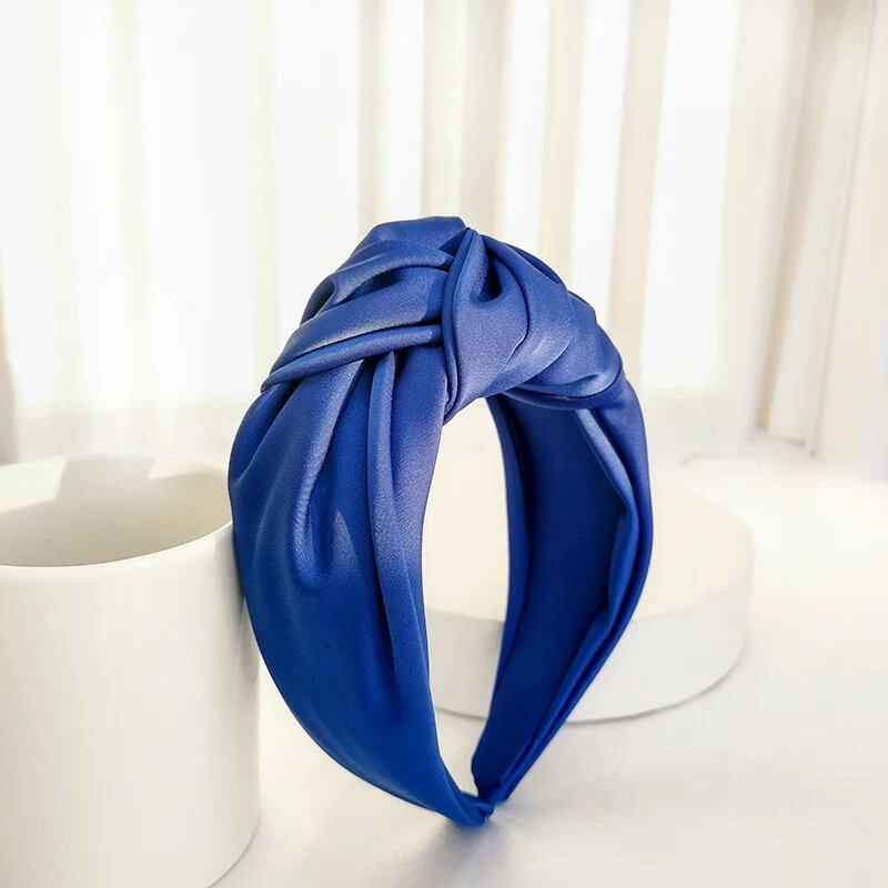 Satin Big Knot Hairband Headband Accessory for Women Wholesale Parallel Import