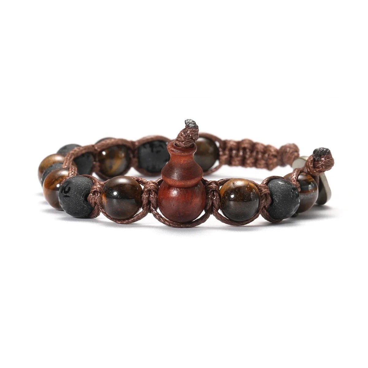Natural Stone Prayer Bracelet, Tibetan Prayer Beads, Handmade Men's and Women's Bracelet, Yoga & Meditation Jewelry, Metal Color: Style, Parallel Import