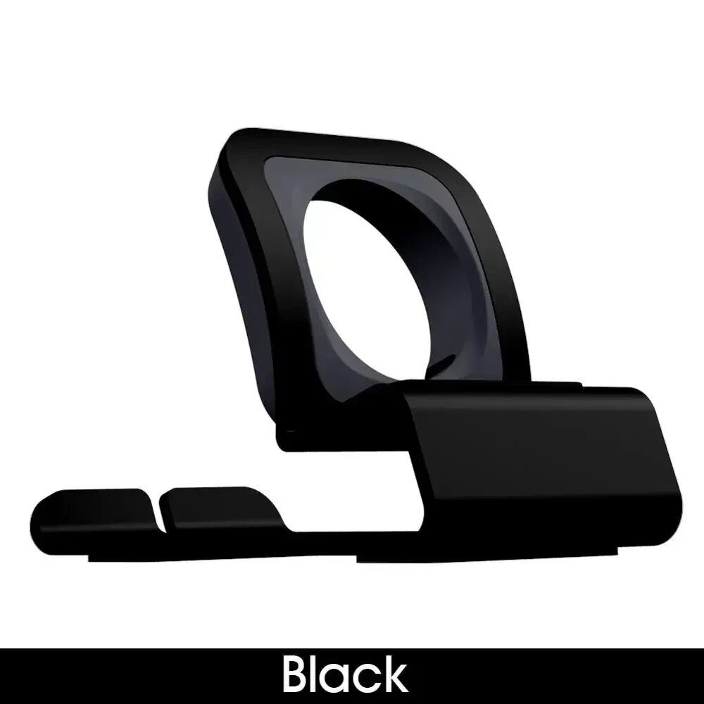 Apple Watch用アルミ充電スタンド - iWatch 10/9/SE/8/7/6/5/4/3/2/1/Ultra 1&2対応 シリコンブラケット付きドックステーション 色: 並行輸入品