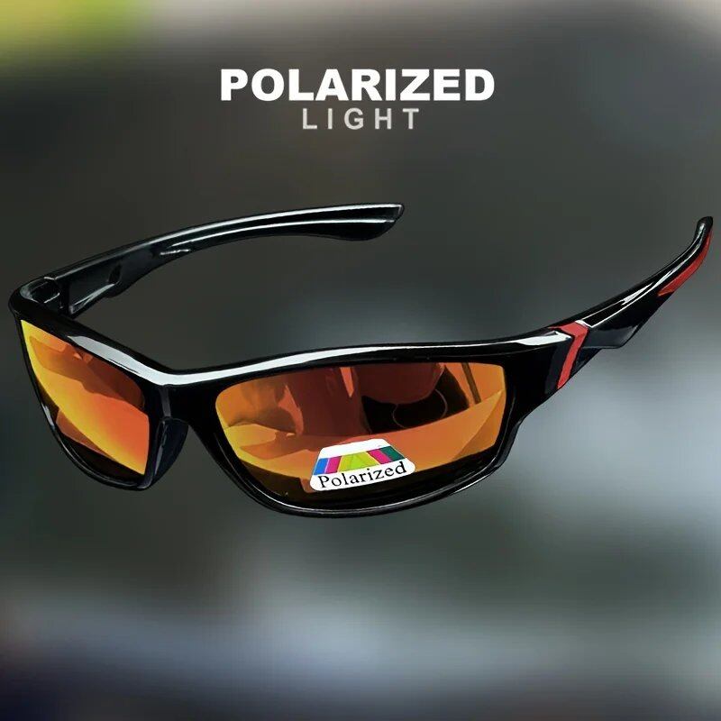 1/3-Piece Vintage Sports Sunglasses for Men and Women, Anti-Glare UV400 Protection, for Fishing, Running, Cycling, and Mountaineering; Ships from: Parallel Import