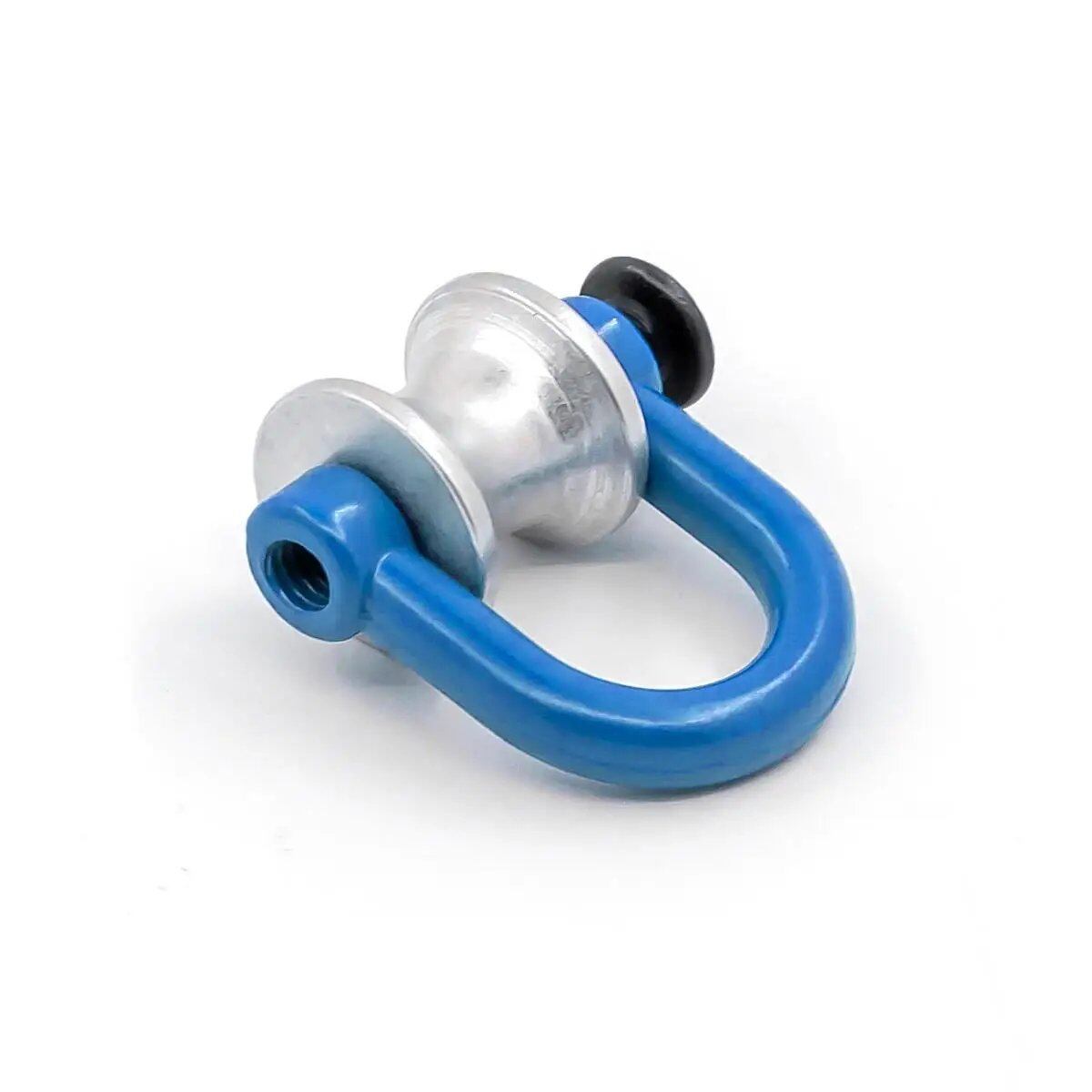 Metal Trailer Towing Buckle, Tow Shackle Hook Decoration for 1/10 Scale RC Rock Crawlers - Compatible with Axial SCX10, Traxxas TRX4, D90, and YIKONG D110 (Imported)