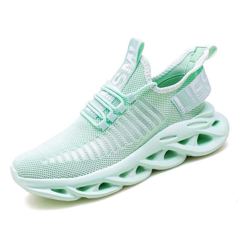 Men's Comfortable Casual Sneakers, Breathable Platform Running Shoes, Mesh Athletic Shoes, Walking Shoes, Parallel Import