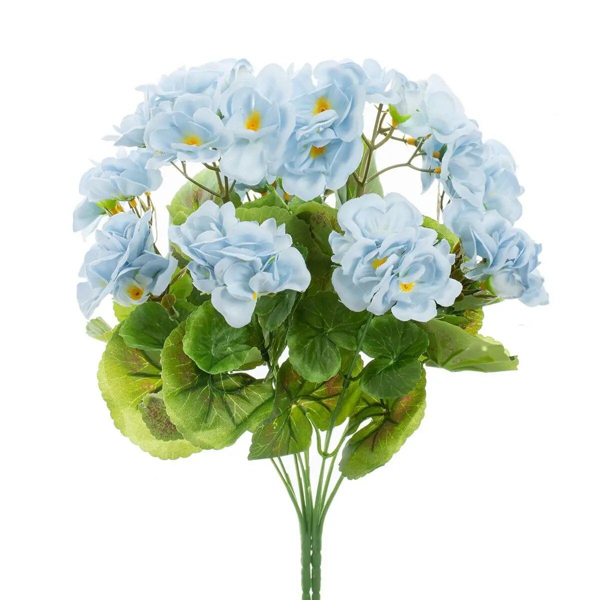 1/5-Piece Artificial Silk Begonia Flower Plants for Outdoor Garden Arches, UV Protection, Wedding, Bridal, Home Bonsai, Christmas Party, DIY Gift, Size: Parallel Import