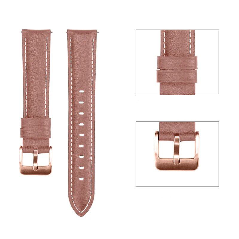 Huawei Watch Fit 2 Leather Strap, Stylish Band, Elegant Bracelet with Connector, Size: Compatible with Huawei Watch Fit, Parallel Import