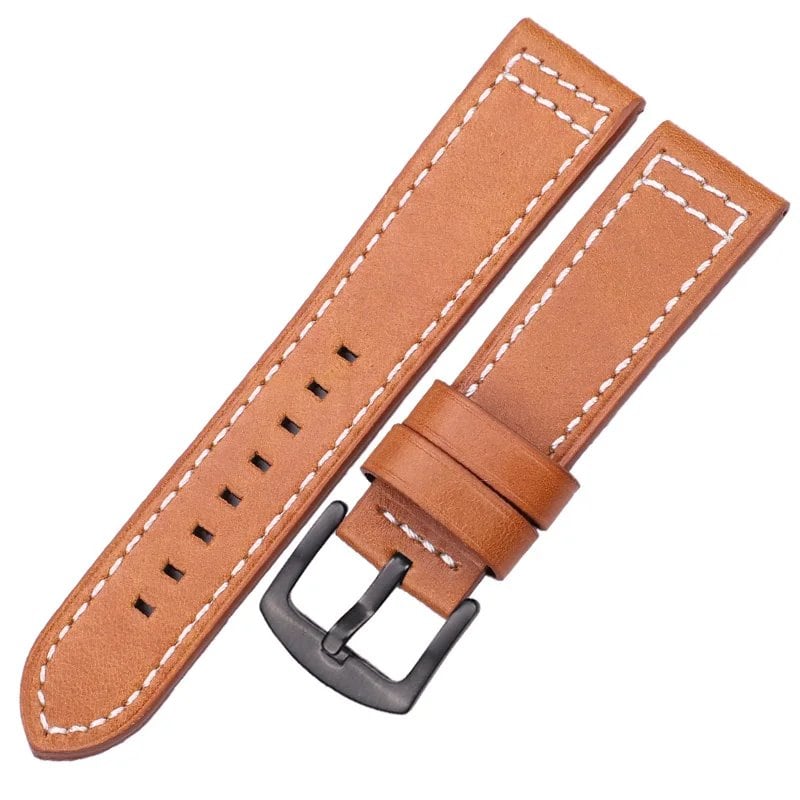 Genuine cowhide leather watch band for Samsung Gear S3 in black, blue, gray, and brown. Compatible with men and women. Band color: mm. Parallel import.