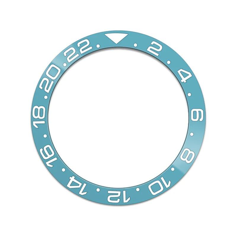 38mm x 30.6mm Curved Blue Ceramic Bezel Insert for SKX007/SKX009/SRPD/GMT Compatible Men's Watches with NH35/NH36 Movements, Color: 0, Parallel Import