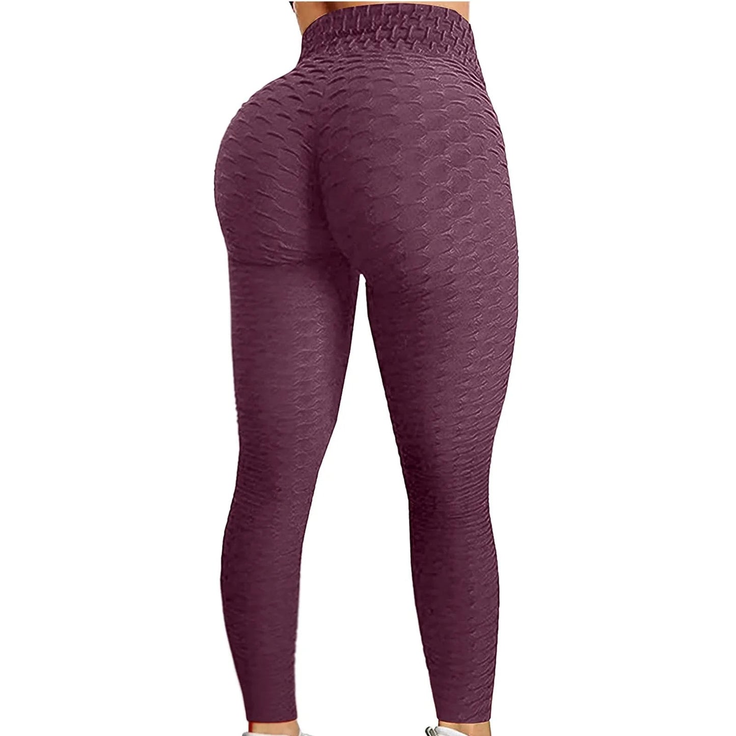 Women's Bubble Butt Lifting Yoga Pants, Fitness, Running, High Waist, Gym, Sports, Flare Pants, Dance Trousers, Size: Parallel Import