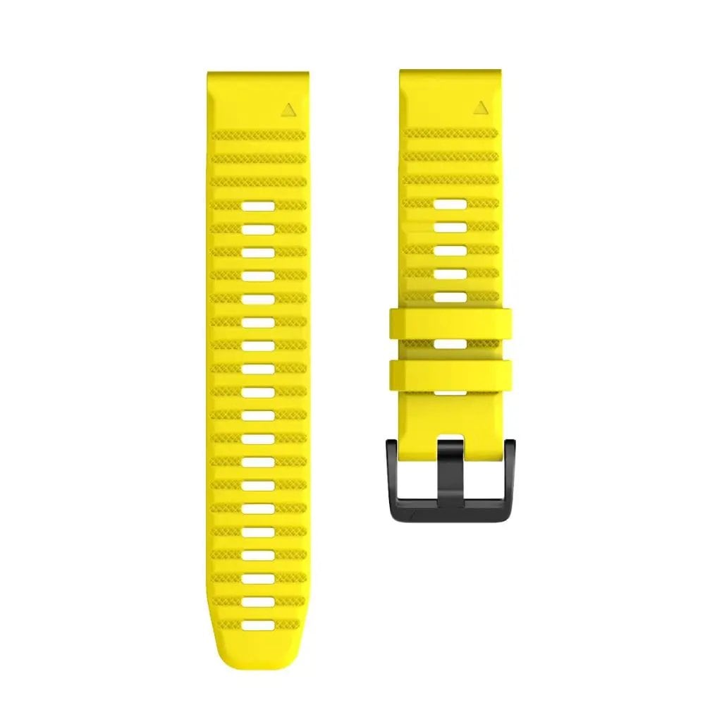 ANBEST 26mm/22mm Soft Silicone Strap for Garmin Fenix 6X/6X Pro/5/3, Compatible with Fenix 6/6 Pro/5X/5 Plus, Band Color: Pro, Parallel Import