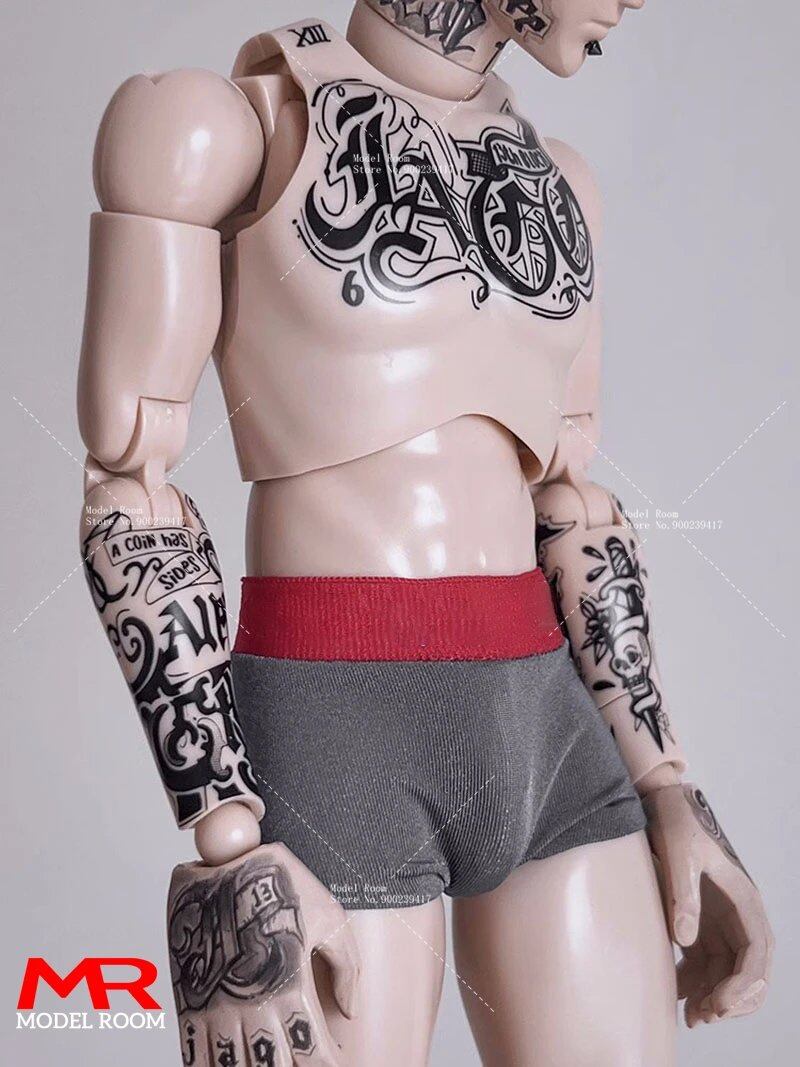 1/6 Scale Men's Underwear, Fashion Underwear, Costume Accessory, Model Fit for 12-Inch Male Soldier Action Figures and Body Dolls; Size: Underwear Only, Parallel Import
