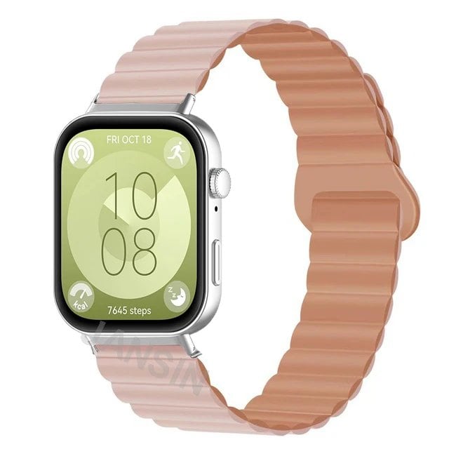 Magnetic Silicone Strap Wristband Replacement Band for Huawei Watch Fit 4 / 4Pro / 3. Band Color: ; Ships from: Parallel Import