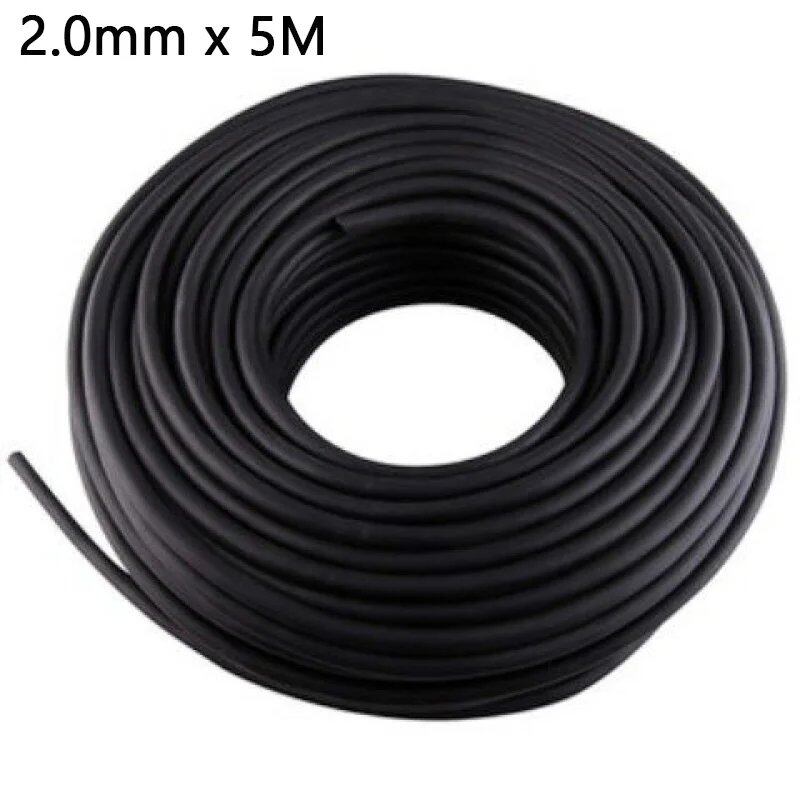 0.8mm x 5 Meters, Black Aluminum Bonsai Wire, 0.8mm, 1mm, 1.5mm, 2mm, 3mm, 3.5mm, for Plant Shaping, DIY Gardening Tool, Parallel Import