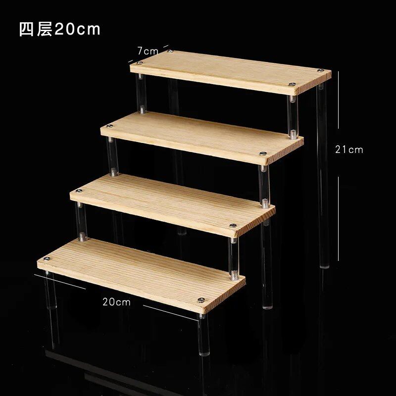 1-5 Tier Acrylic Display Stand/Clear Case (for Cupcakes, Perfume, Dolls, Amiibo, and Funko POP Figures) Color: Parallel Import