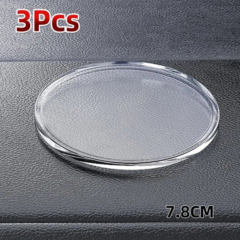 Set of 3 Silicone Car Dashboard Mats, Non-Slip Car Phone Storage Mats, Decorative Holder Mats, Parallel Import
