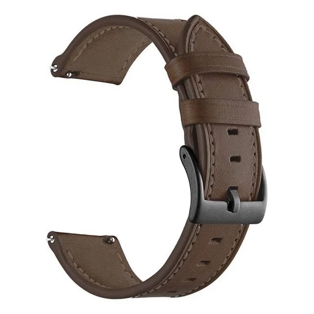 Amazfit Balance対応 22mmレザーストラップ クイックリリース式 スマートウォッチバンド 交換用ベルト アクセサリー バンドカラー: 並行輸入品