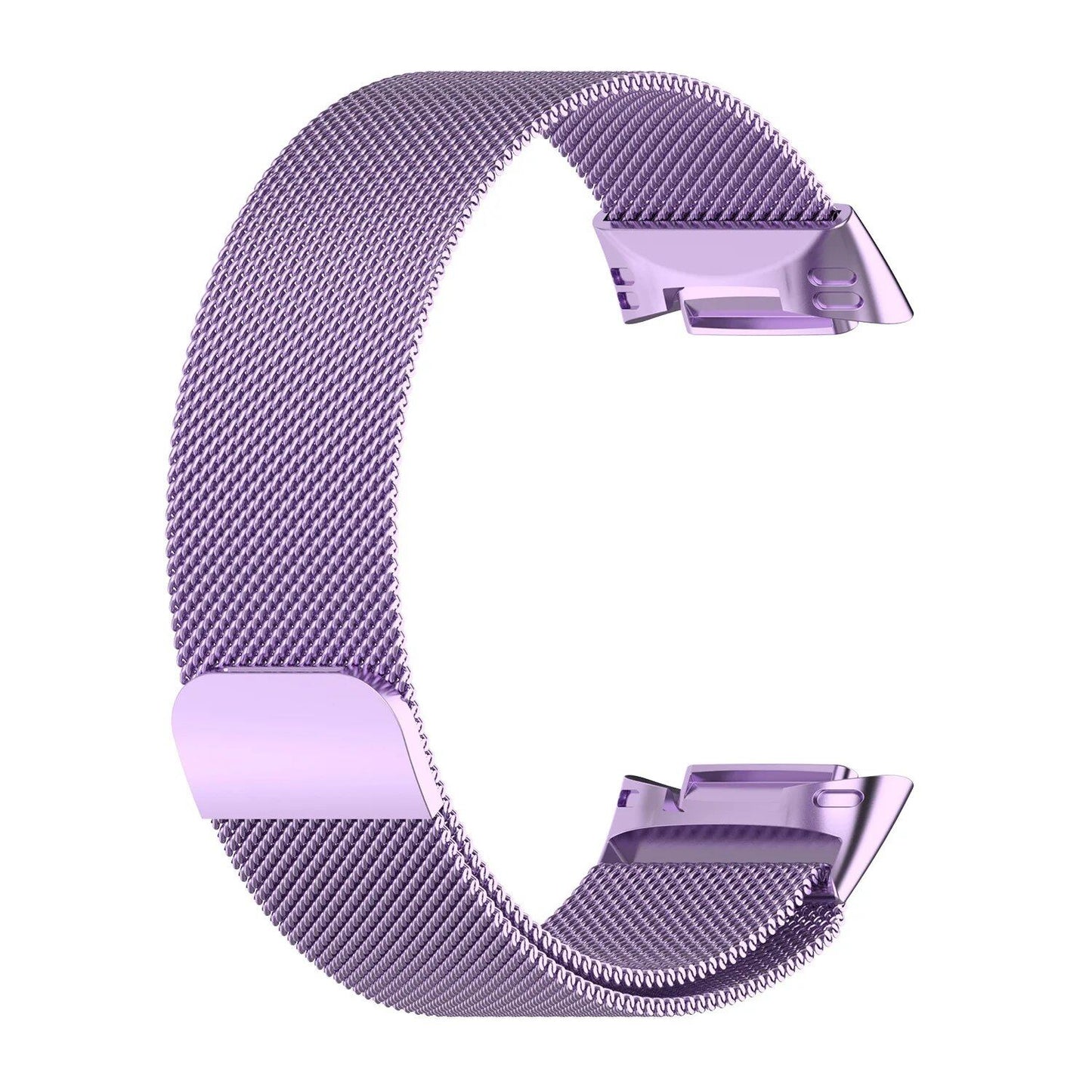 Milanese Loop Band Replacement for Fitbit Charge 6/5, Stainless Steel Magnetic Bracelet, Fitbit Charge 5 Strap, Band Color: Parallel Import
