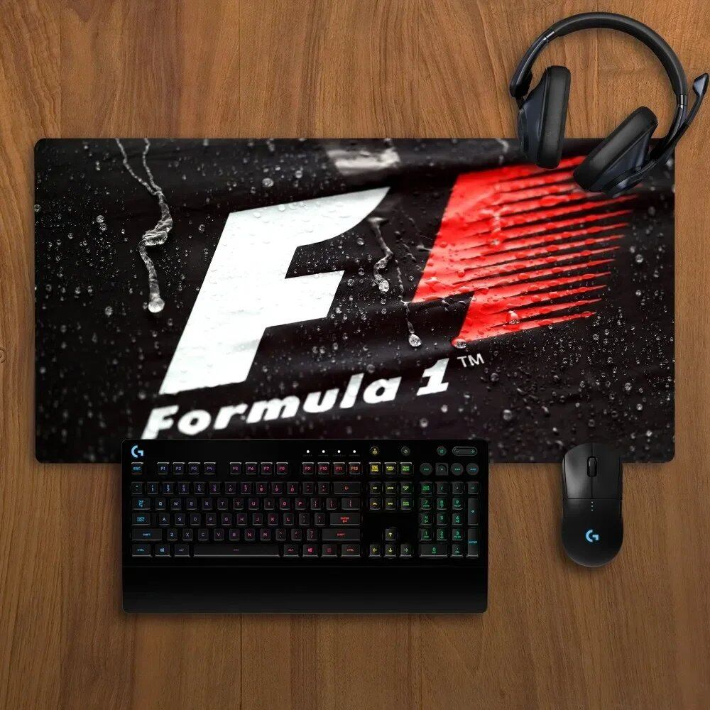 フォーミュラ1 F1 マウスパッド 滑り止め ロックエッジ オフィス 学生 ゲーミング 厚型 大サイズ 900x400 書き込みマット クッション オフィスアクセサリー サイズ: 並行輸入品