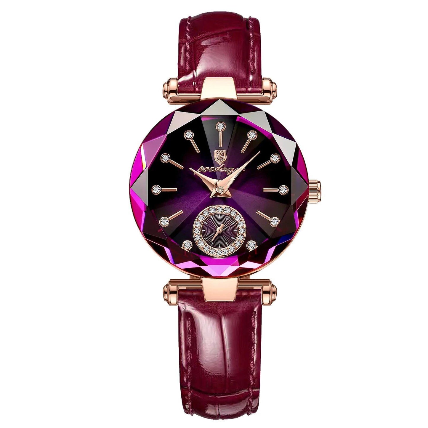 POEDAGAR Luxury Elegant Women's Waterproof Stainless Steel Quartz Watch, Simple Casual Dress Watch, Color: 719, Parallel Import
