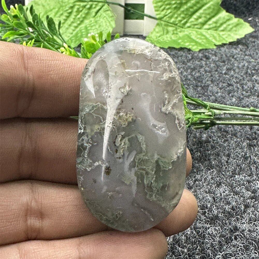 Natural Quartz Crystals: Aquamarine Agate, Ocean Jasper, Palm Stone, Polished Stones, Gemstone Mineral Specimens for Spiritual Meditation, Energy, and Feng Shui, Color: Green, Parallel Import