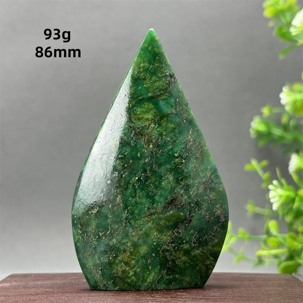 天然エメラルド フリーシェイプ トーチ研磨 工芸品 レイキヒーリング 瞑想 ウィッチクラフト サクリファイス エネルギー ホーム 風水 デコレーション カラー 並行輸入品