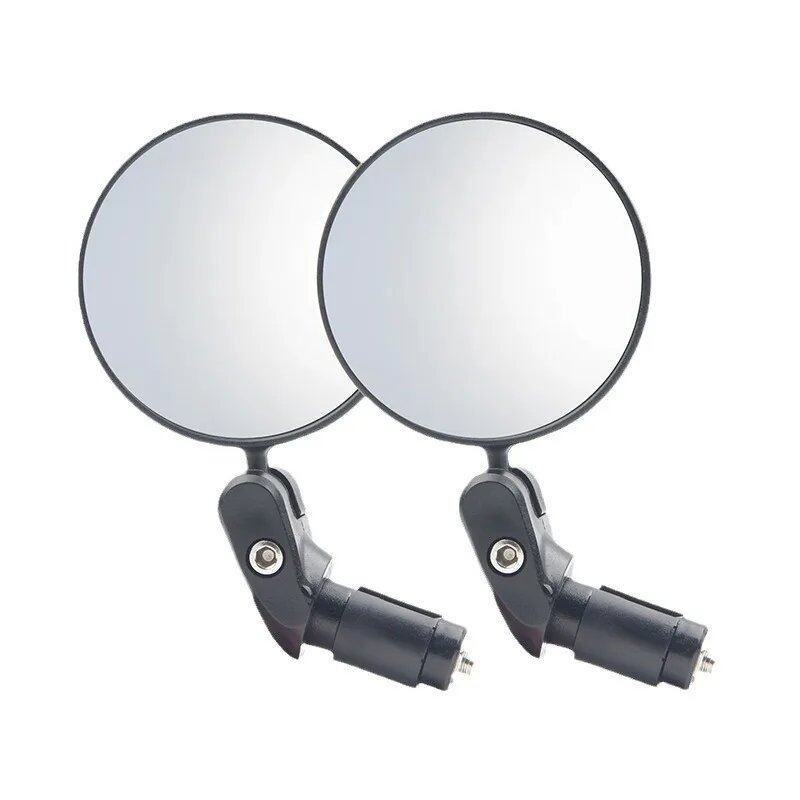 Set of 2 Bicycle Rearview Mirrors, 360° Rotating Convex Mirrors, Rotating Side Mirrors for Mountain Bikes, Safety Mirrors, Bicycle Accessories, Color: ; Ships from: Parallel Import