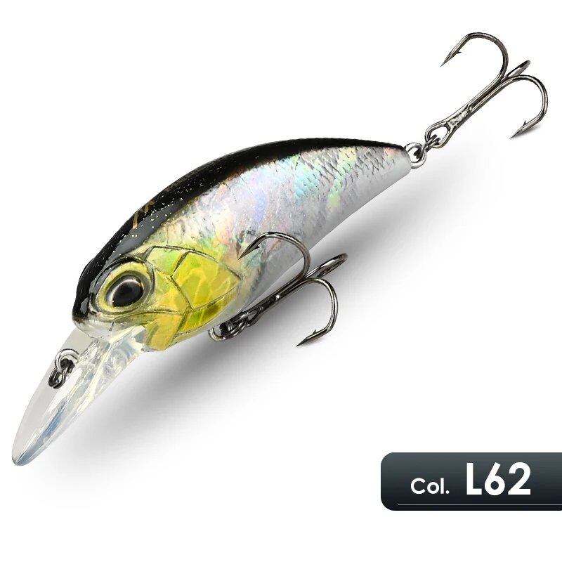 Meredith Jerk Crank M65 Floating 14g Hot Model Hard Bait Wobbler Crank, High-Quality, Professional Grade, Depth Range: 2.0-2.5m, Color: PZ01-65F - Parallel Import