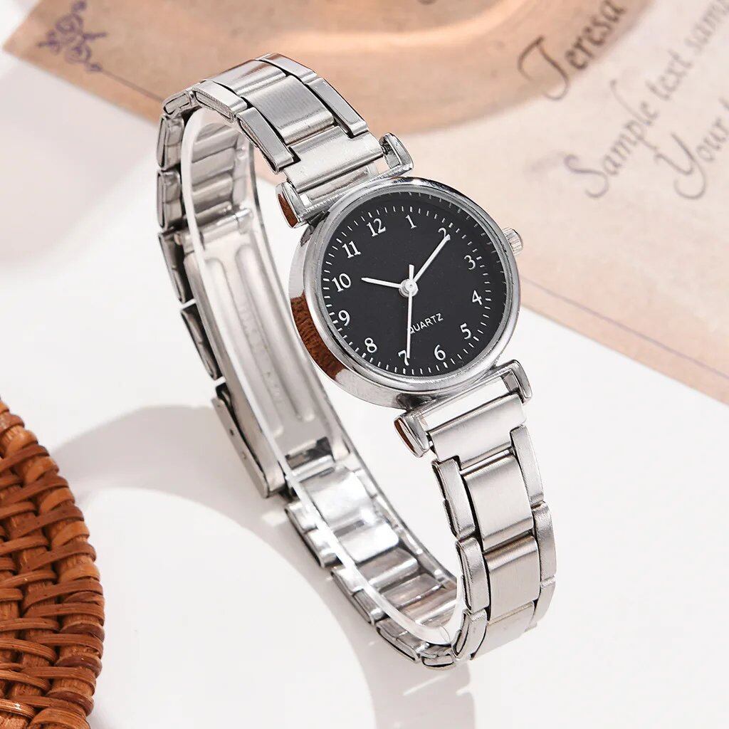 Fashionable Small Dial Women's Watch, Casual Arabic Numerals, Quartz Movement, Color: Parallel Import
