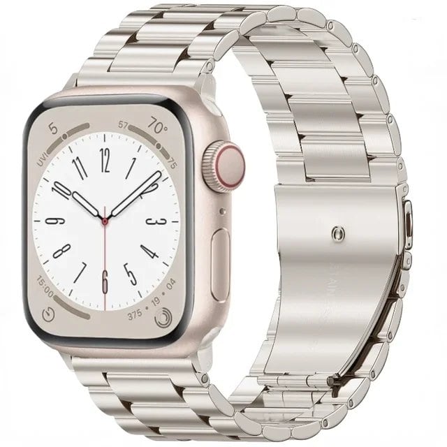 Stainless steel metal strap for Apple Watch, compatible with Ultra/2/9/8/7/6/5/4/3/SE models, sizes 49mm/45mm/44mm/42mm/41mm/40mm, band color: mm, parallel import