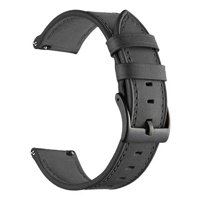 Huawei Watch GT5 46mm用 レザーストラップ 交換用ベルト クイックリリース対応 スマートウォッチバンド バンドカラー:mm 並行輸入品