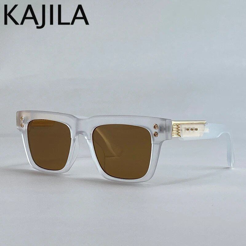 New Arrival: Men's Oversized Classic Square Sunglasses - Steampunk Retro Driving Sunglasses with UV400 Protection, Luxury Brand, Lens Color: C, Parallel Import