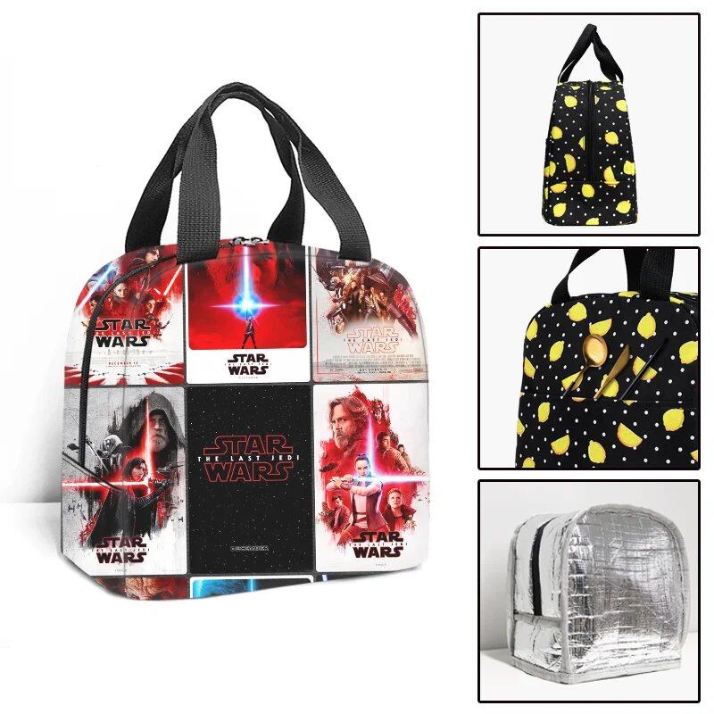 スター・ウォーズ キッズ 保冷ランチバッグ 保温トート 子供用ピクニックバッグ お弁当袋 旅行用ランチバッグ カラー:0 並行輸入品